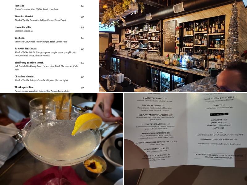 Haven Menu
