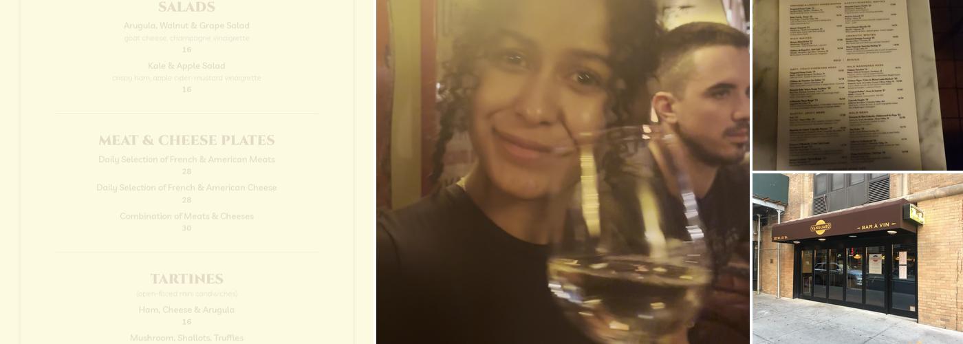 Vanguard Wine Bar (Midtown West) Menu