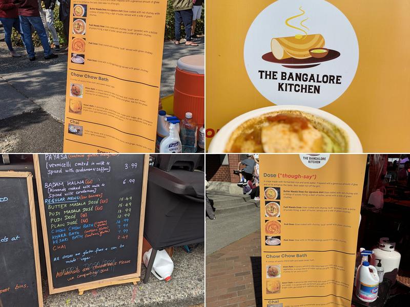 The Bangalore Kitchen Menu