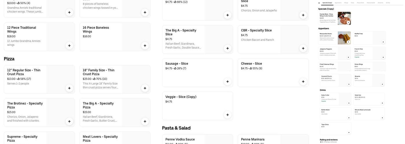 Quick Cafe & Market Menu