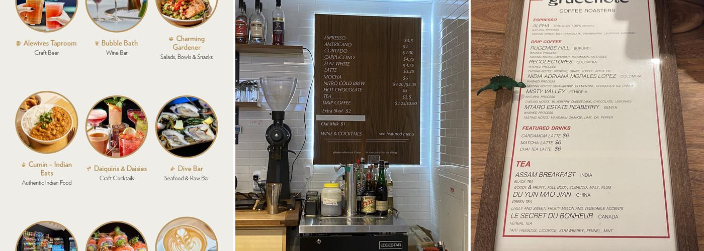Gracenote Coffee Menu