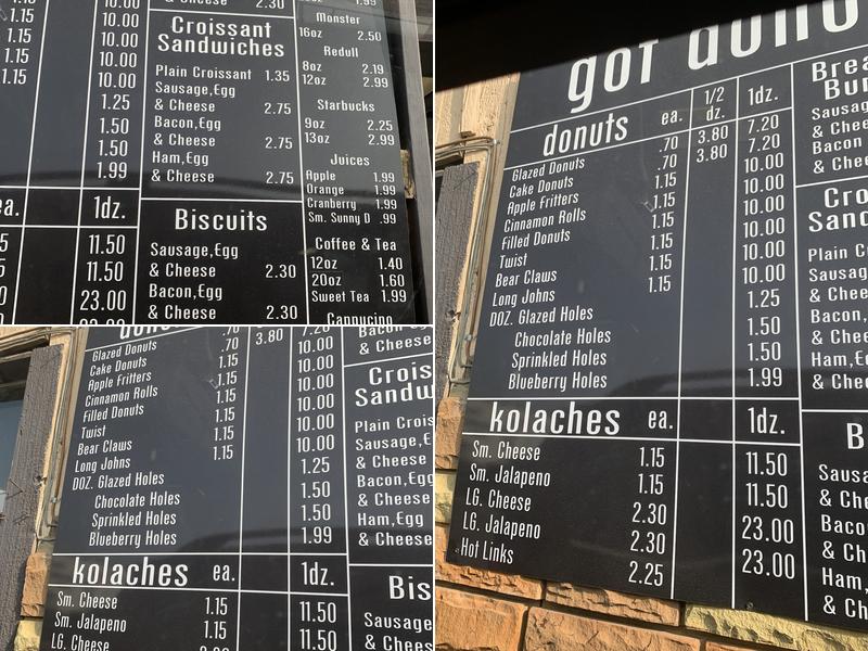 Got Donuts? Menu