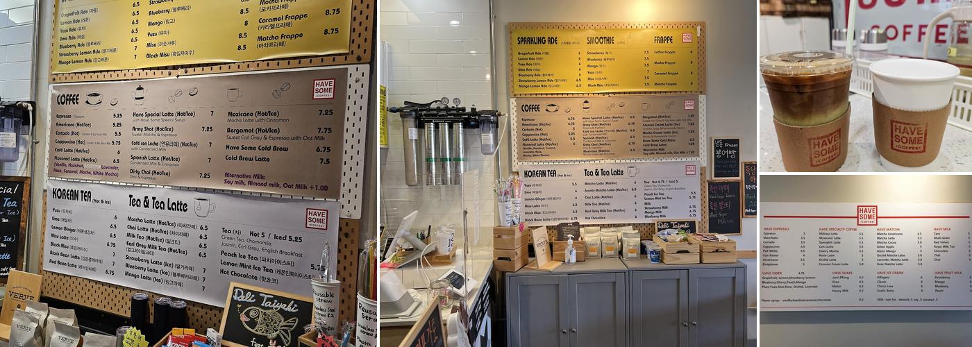 Have Some Coffee Menu