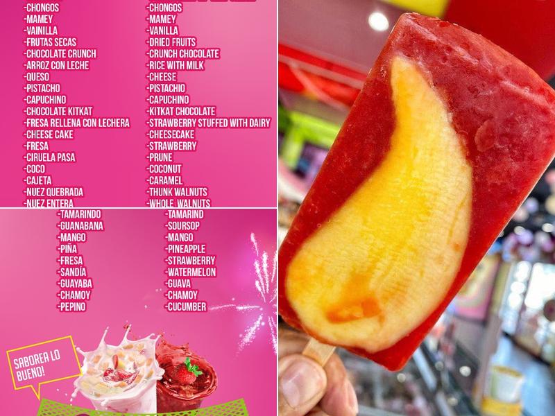 La michoacana Plus Santa Clarita,CA Menu