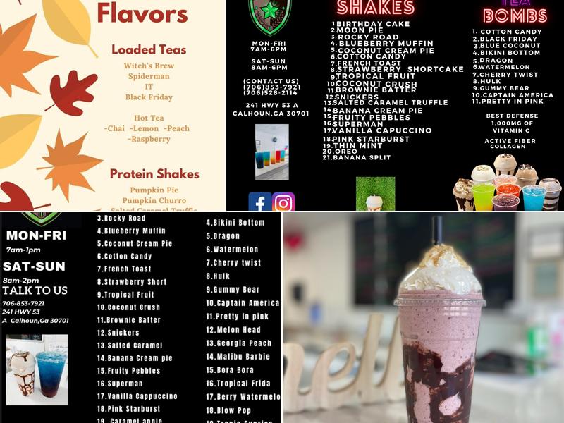 Start nutrition Menu