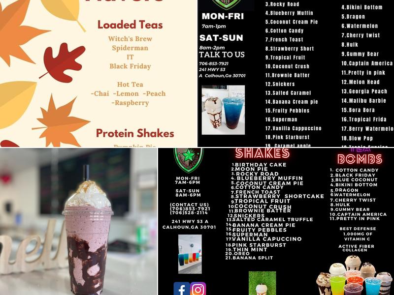 Start nutrition Menu