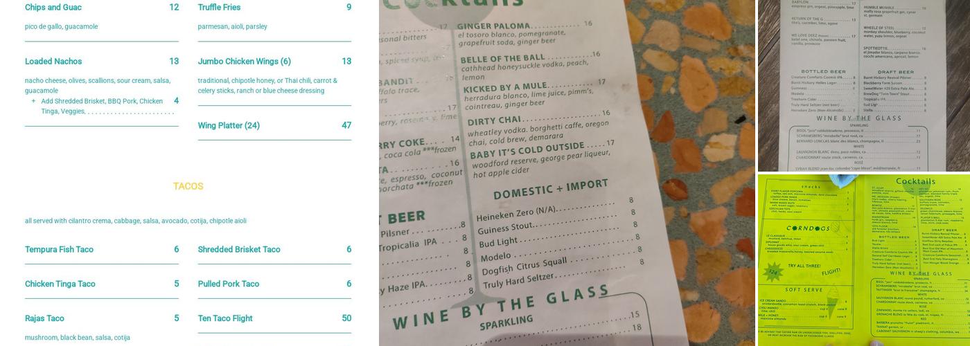 St. Julep Menu