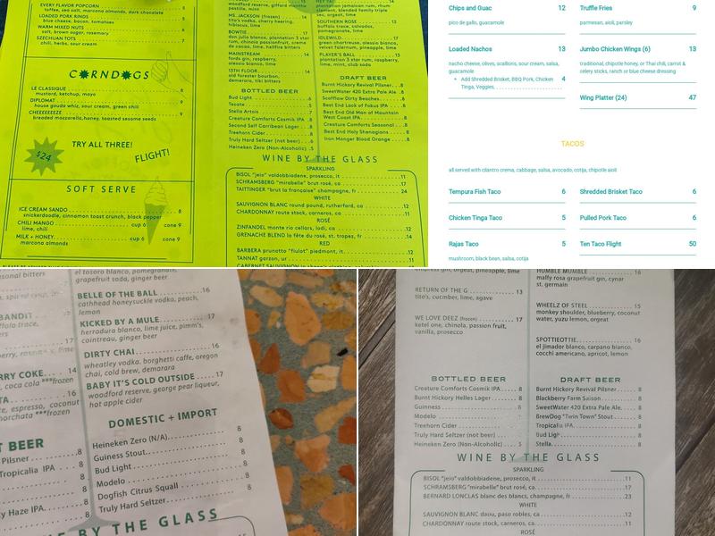 St. Julep Menu