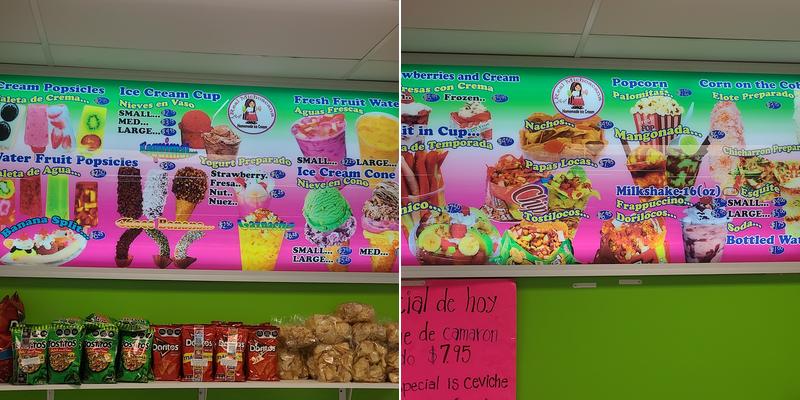 La Real Michoacana Menu