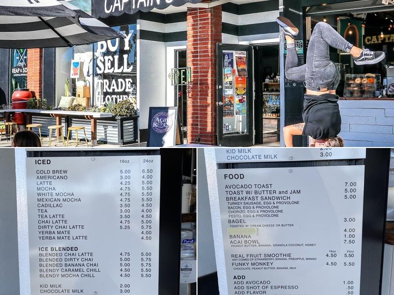 Captain's Grounds Coffee Menu
