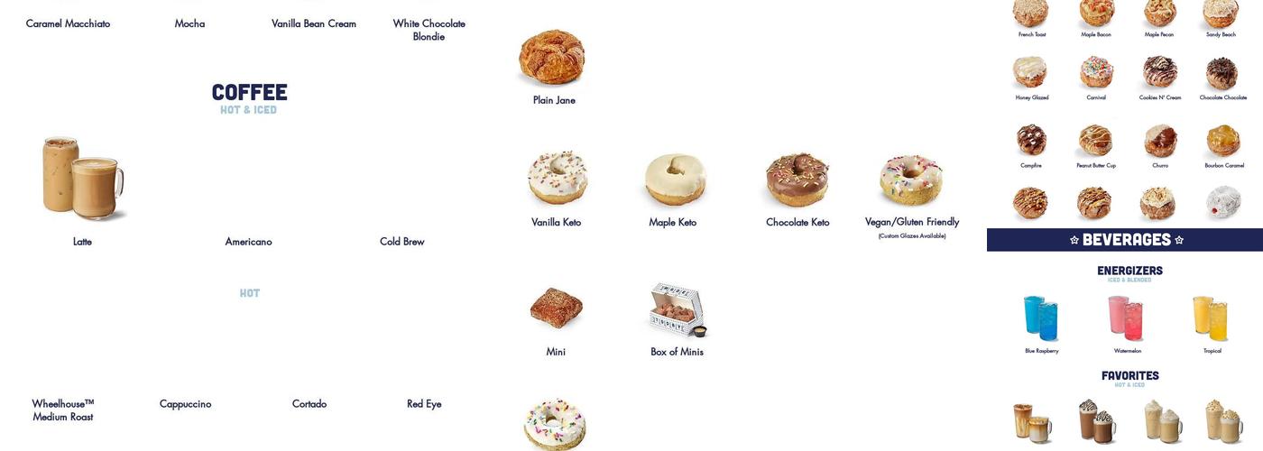 Parlor Doughnuts Menu