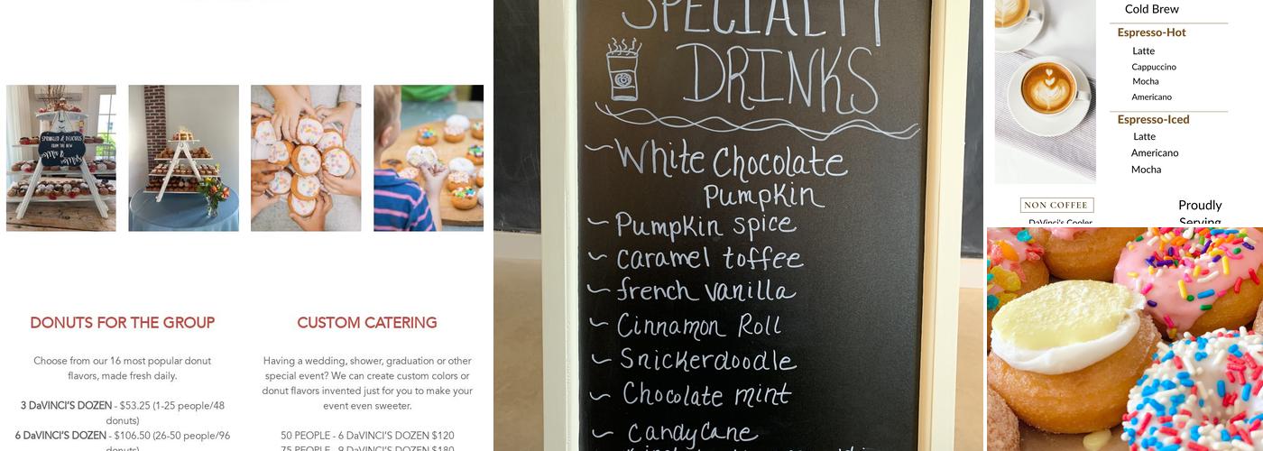 Da Vinci’s Donuts Menu