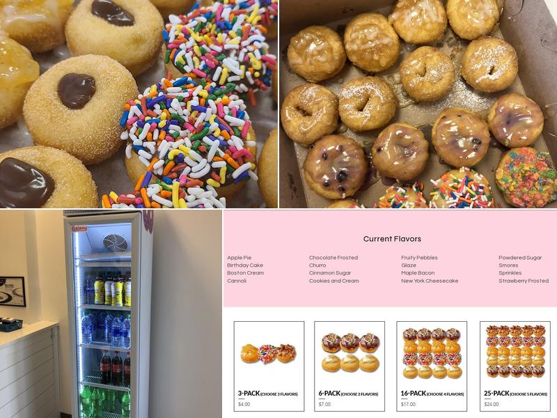 Too Mini Donuts Menu