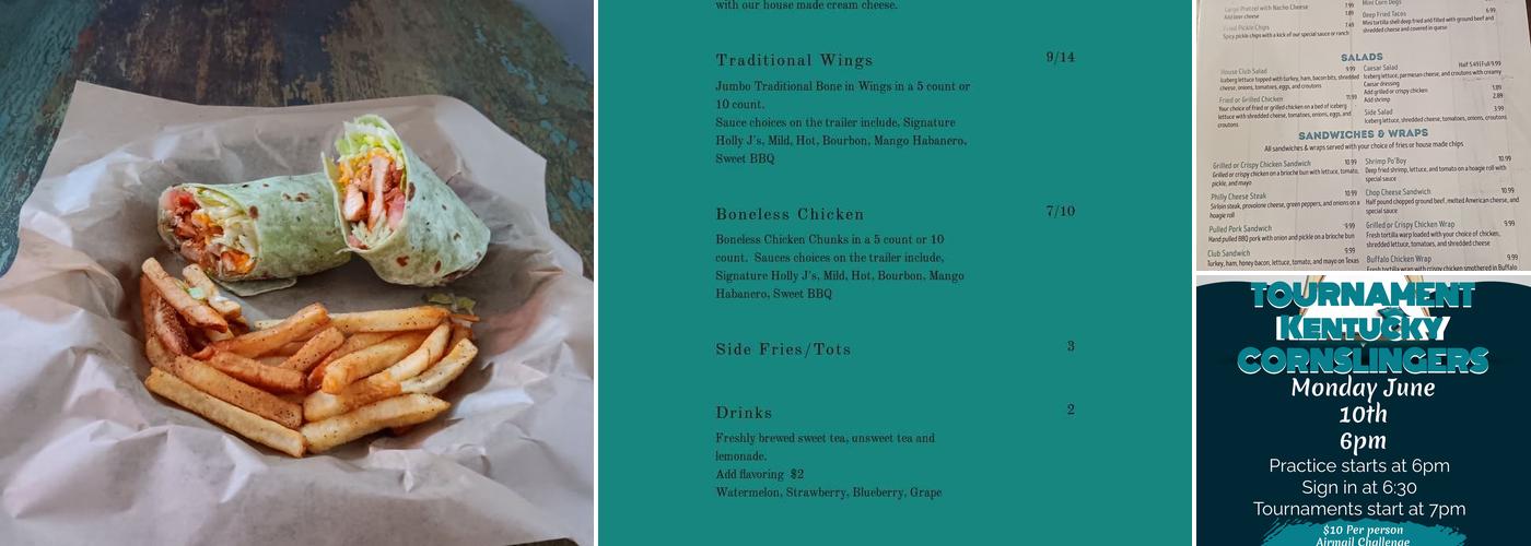 Holly J's Grill Menu