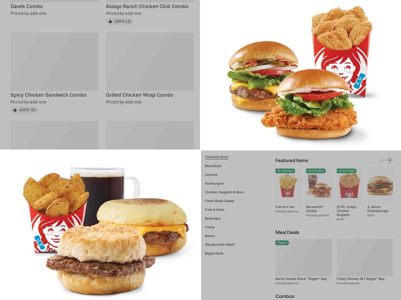 Wendy's Menu
