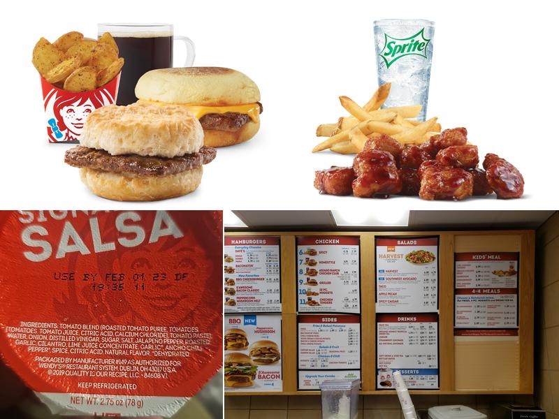 Wendy's Menu
