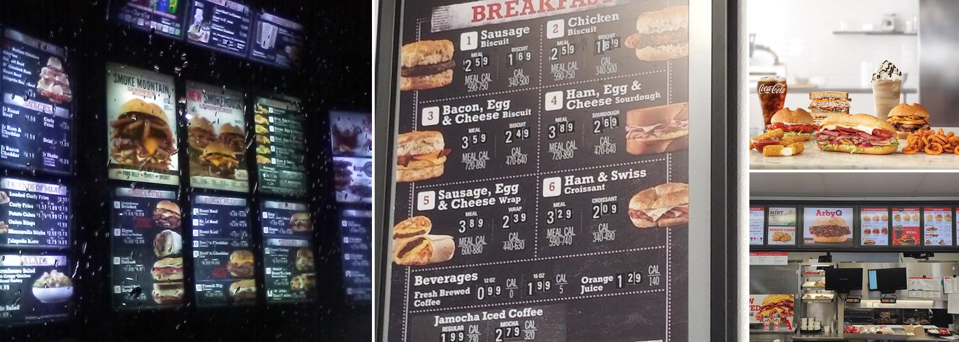 Arby's Menu