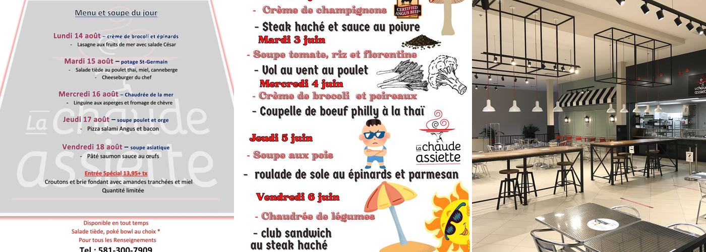 La chaude assiette Menu