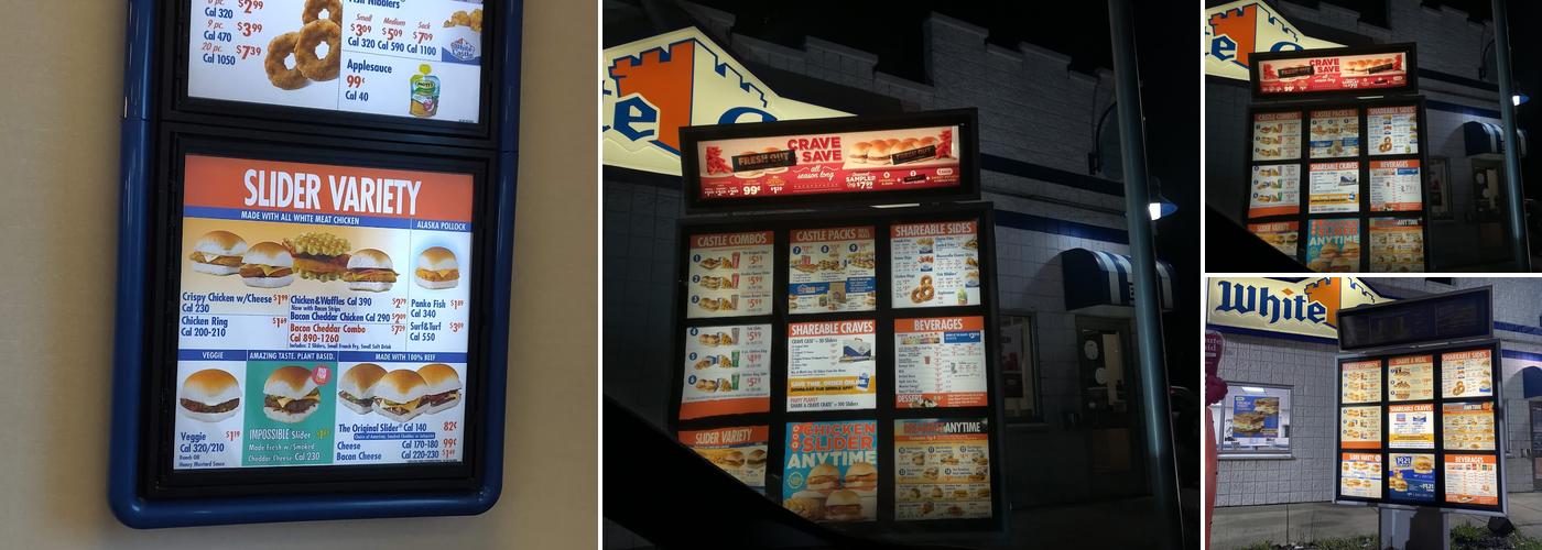 White Castle Menu