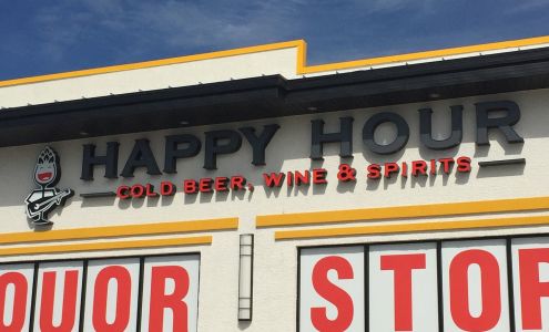 Happy Hour Cold Beer, Wine & Spirits Pilot Butte