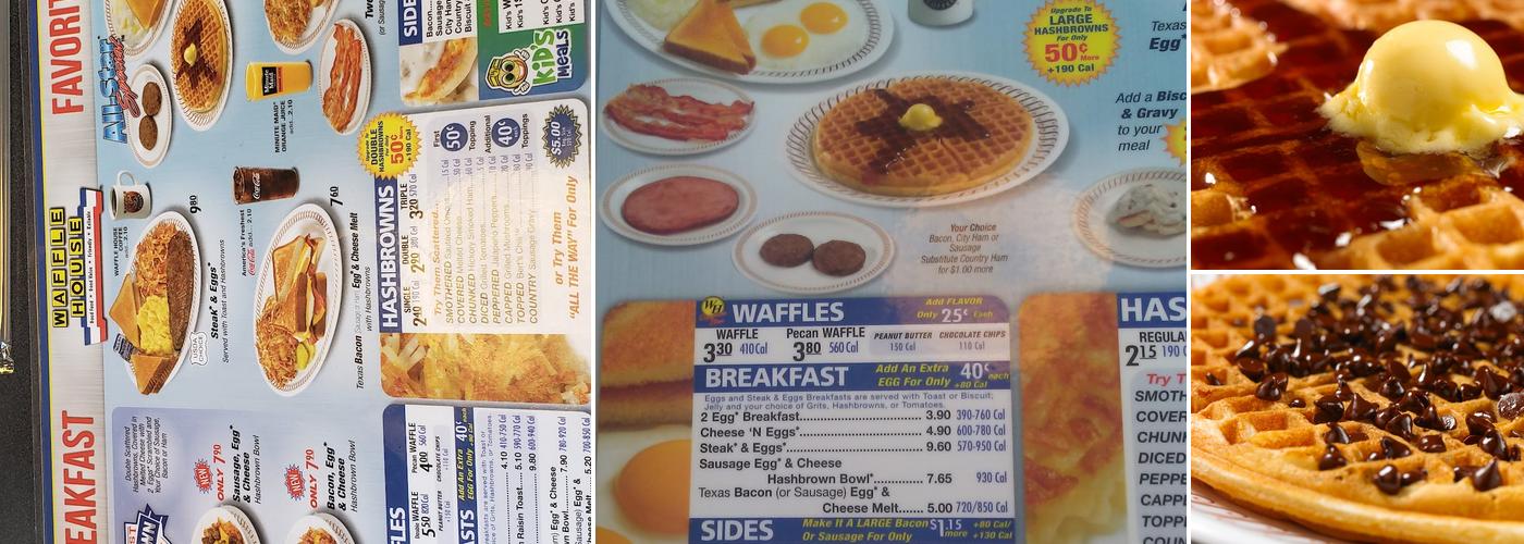 Waffle House Menu