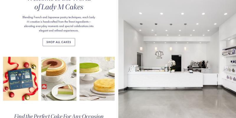 Lady M Cake Boutique - San Diego Menu