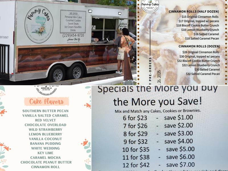 Pammy Cakes LLC Menu