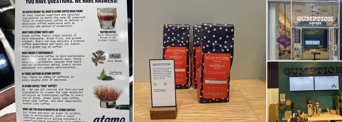 Gumption Coffee Menu