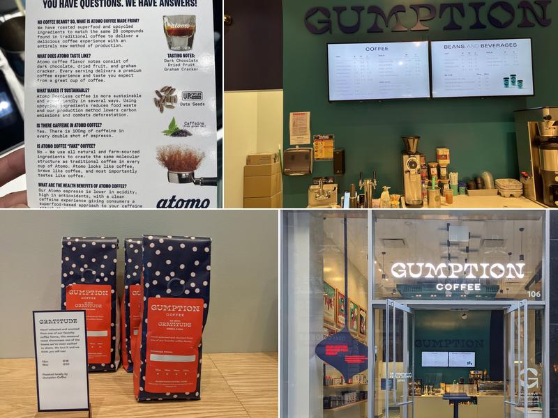 Gumption Coffee Menu