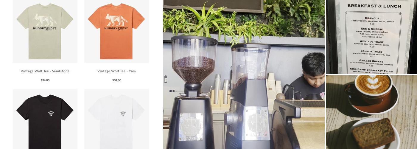 Hungry Ghost Coffee Menu