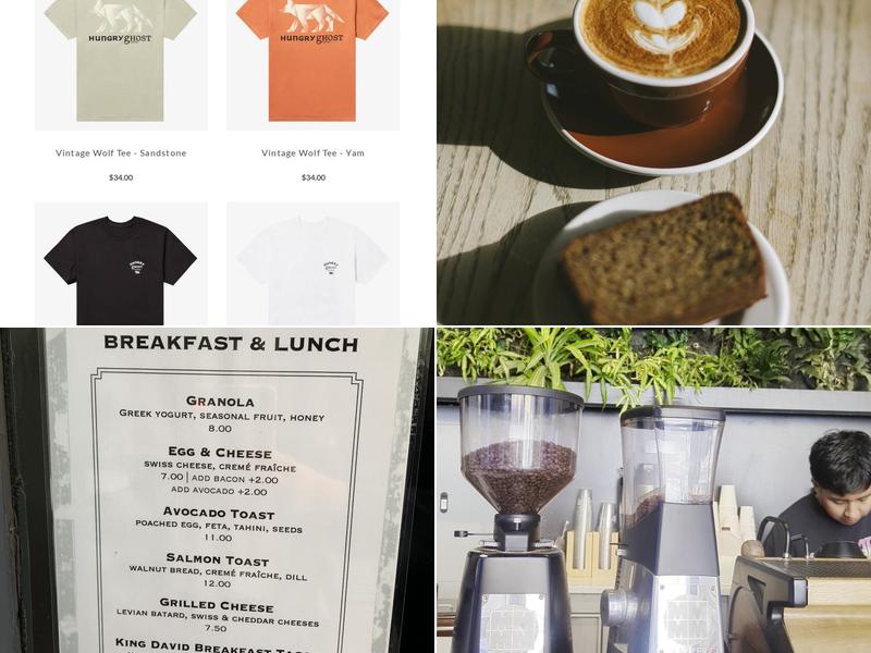 Hungry Ghost Coffee Menu