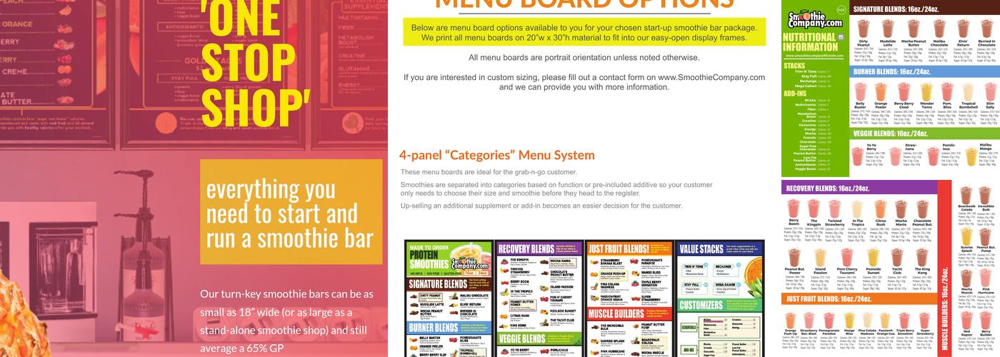 SmoothieCompany.com Menu