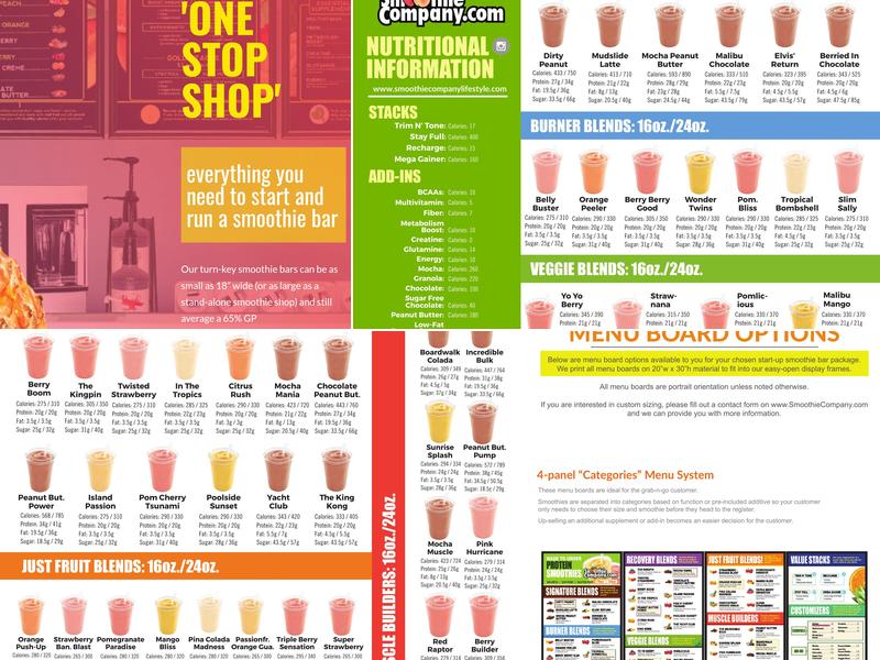 SmoothieCompany.com Menu