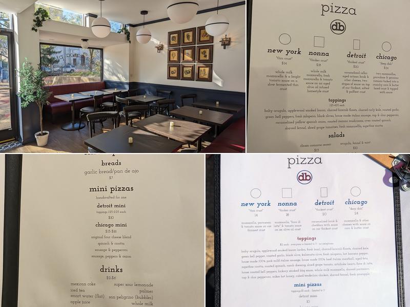 Della Barba Pizza Menu