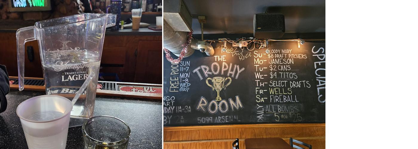 Trophy Room Menu