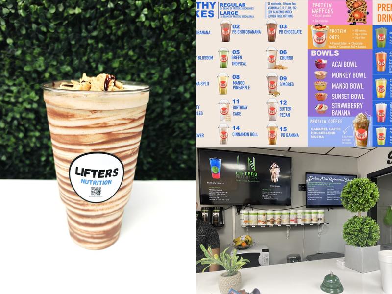 Lifters Nutrition Menu