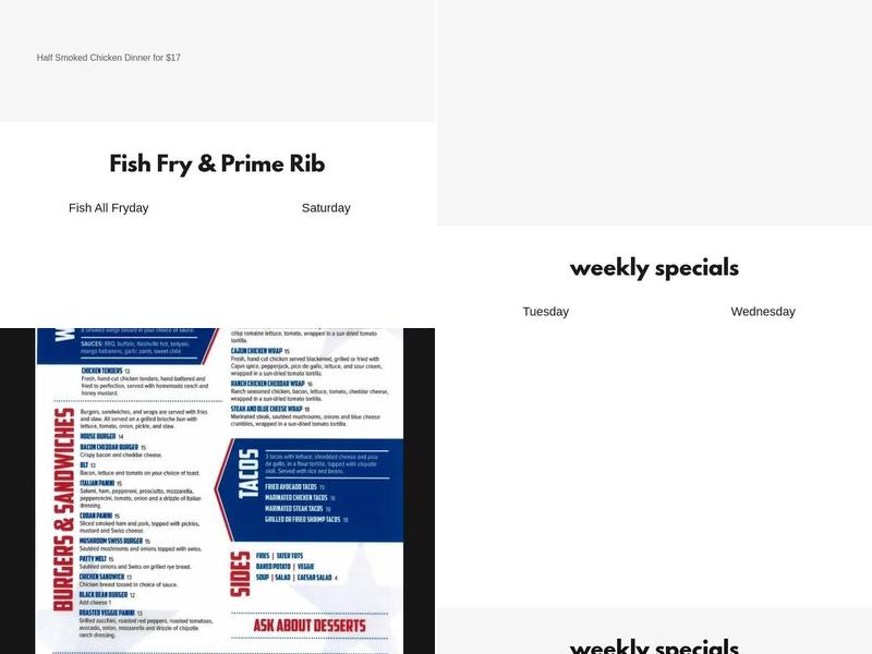 VFW McHenry 4600 Menu