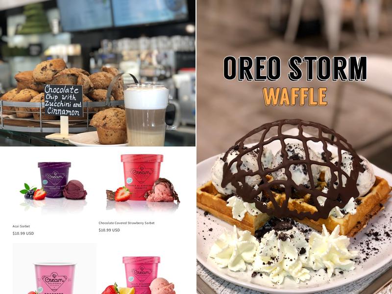 Cream Gelateria and Pasticceria Menu