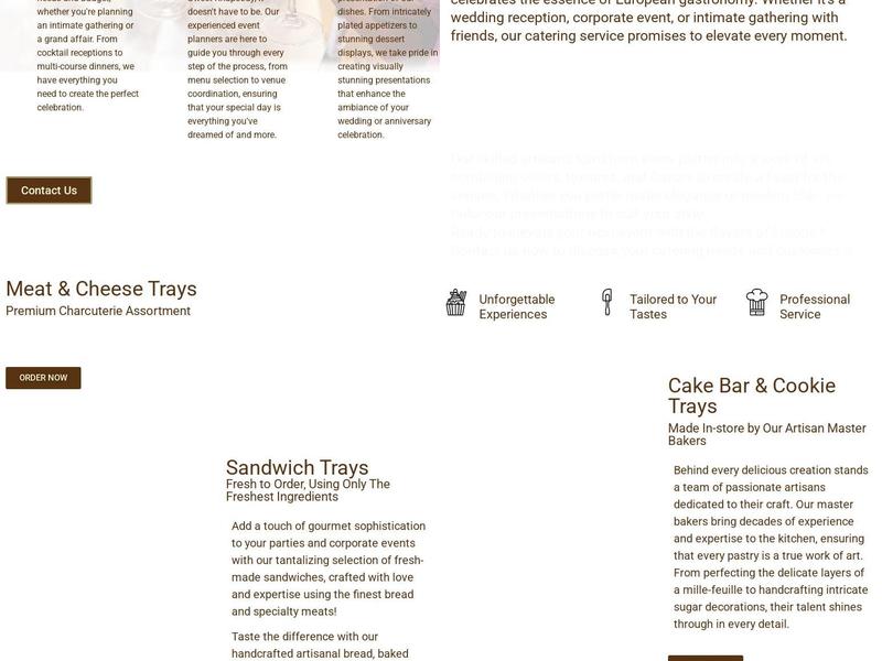 Sweet Rhapsody Bakery Cafe and Patisserie Menu