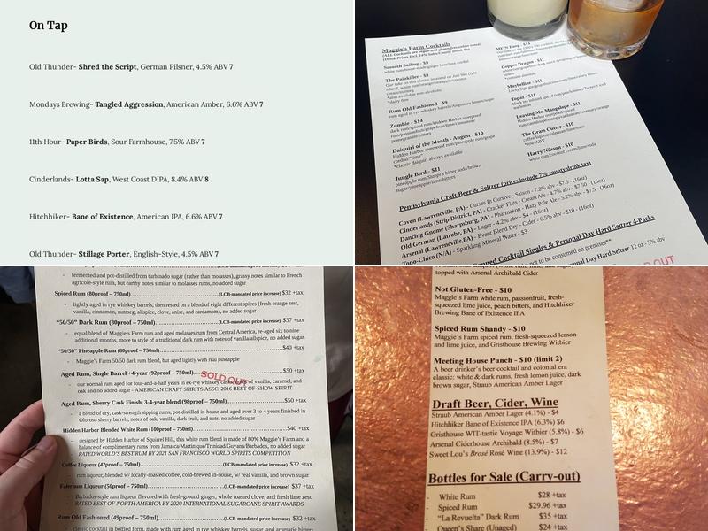 Maggie's Farm Strip District Barrelhouse Menu