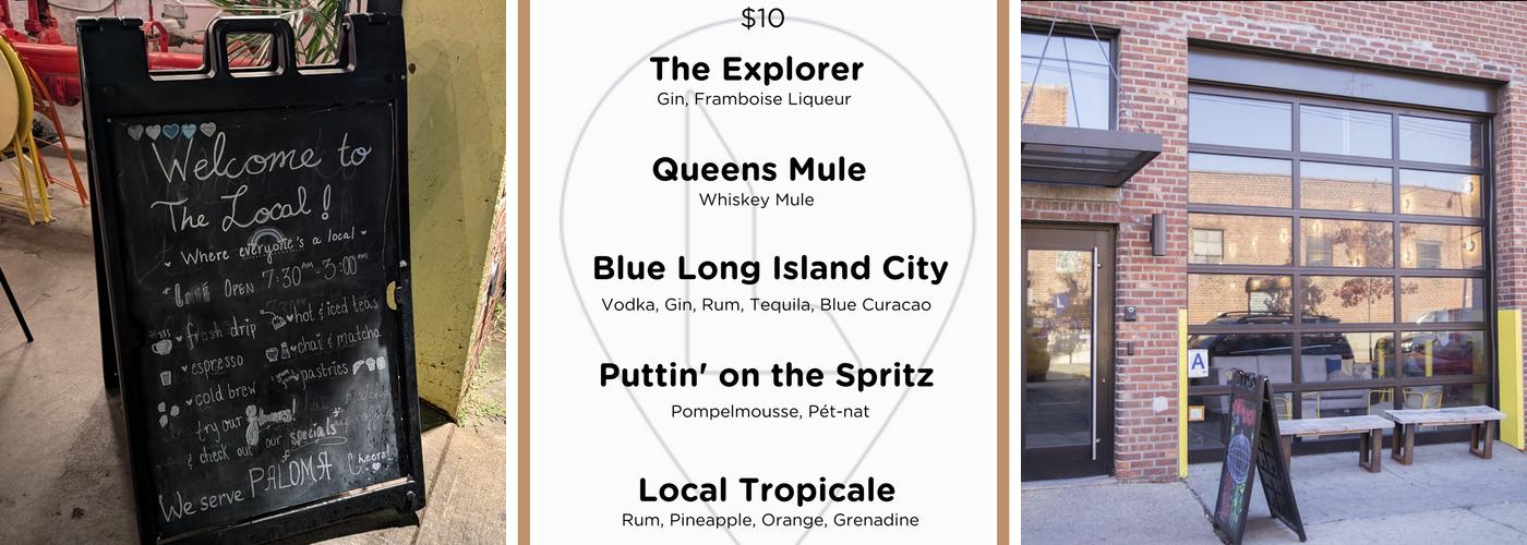 The Local Bar & Cafe Menu