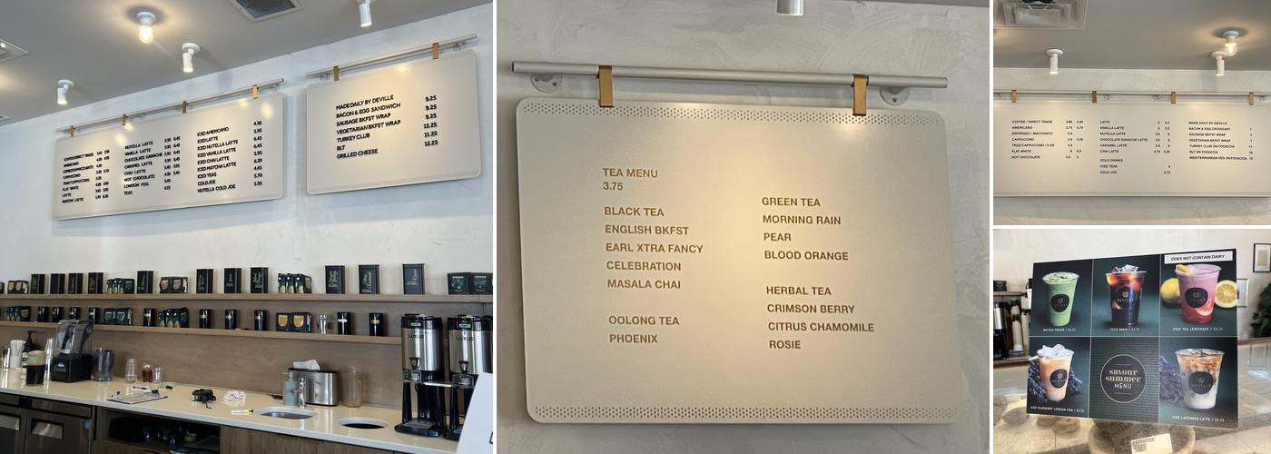 Deville Bernard Menu