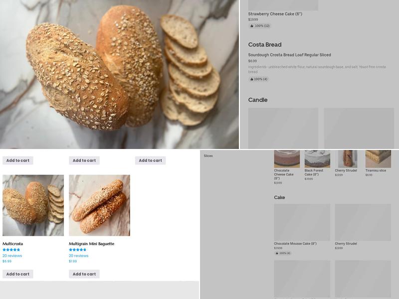 Westview Bakery Menu