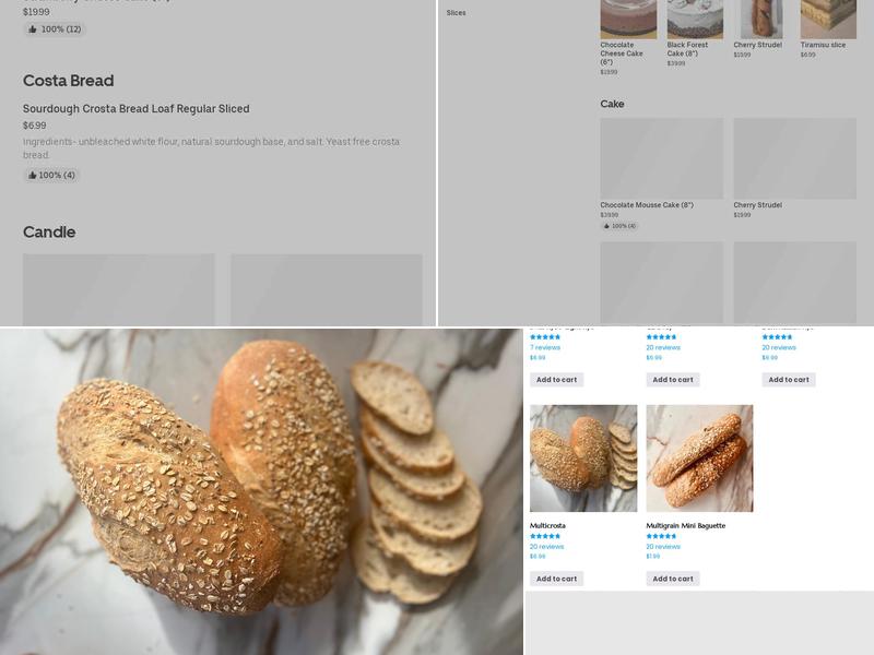 Westview Bakery Menu