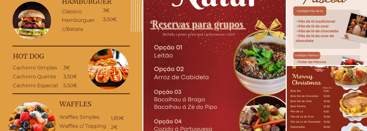 Confeitaria/Pão Quente/ Pizzaria Fatima III Menu