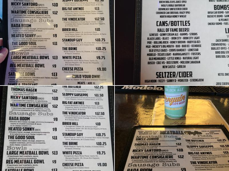 Missing Jimmy's Menu