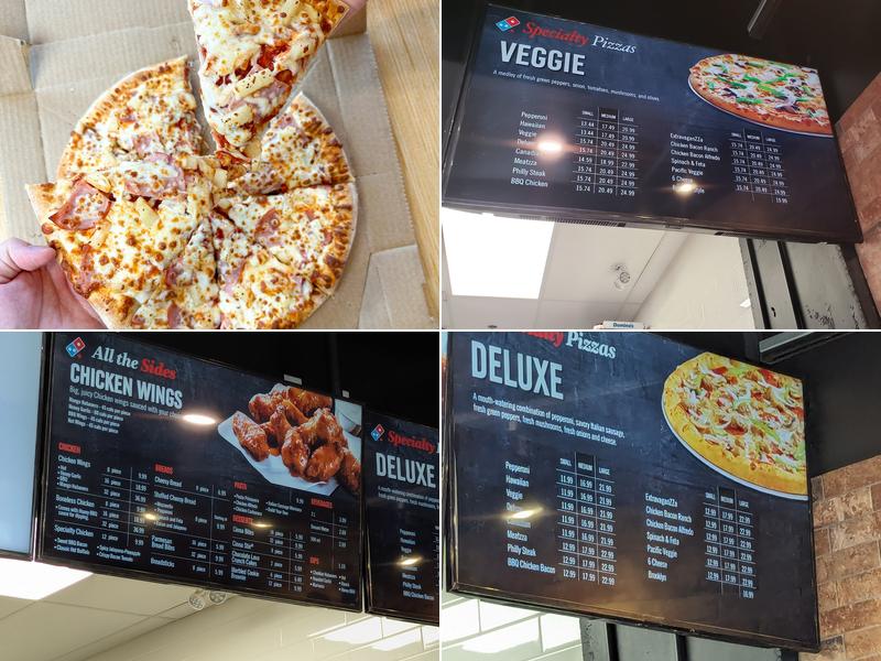 Domino's Pizza Menu