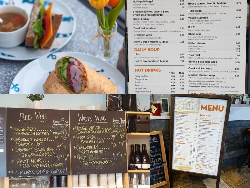 Finlay's East Beach Cafe Menu