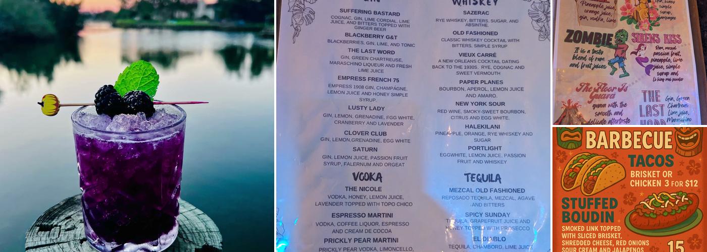 Coco's On The Canal Menu