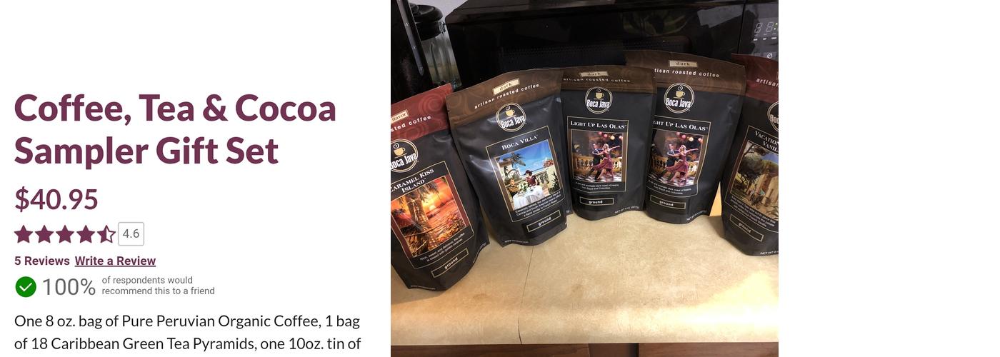 Boca Java Headquarters Menu